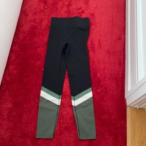 All Access Army green and black leggings